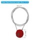 preview thumbnail 10 of 13, Small Combination Lock 31.4 Inch, 1 Pcs 3 Digit Padlock for Gym Locker Red