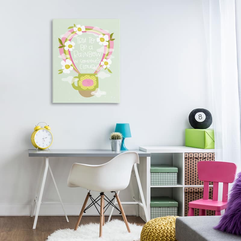 Stupell Rainbow in Someone's Cloud Canvas Wall Art Design By Mandy Ford Art + Illustration