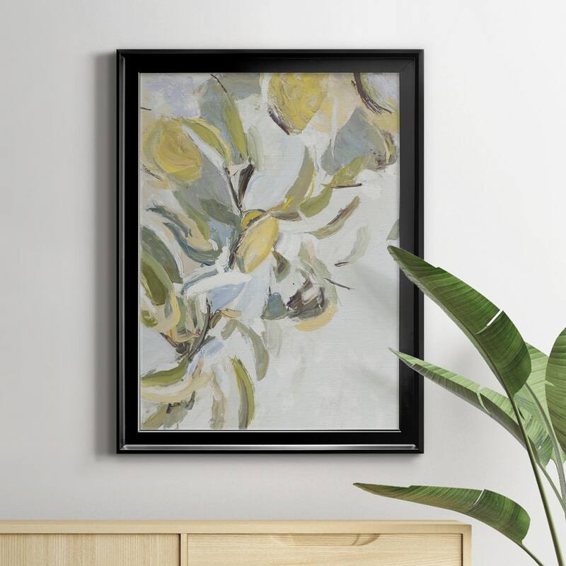 Lemon Pears Premium Framed Canvas - Ready to Hang
