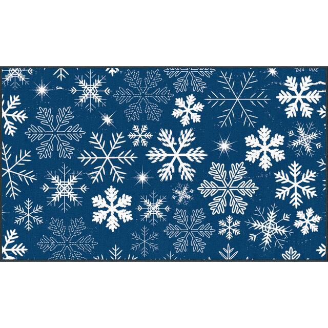 Mohawk Prismatic Snowflakes Area Rug - 2' x 3'4" - Blue