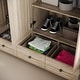 preview thumbnail 70 of 72, Rattan-Accented Wardrobe - Spacious Clothing Organizer with Style