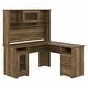 preview thumbnail 25 of 81, Cabot 60W L-Shaped Desk with Hutch and Storage by Bush Furniture