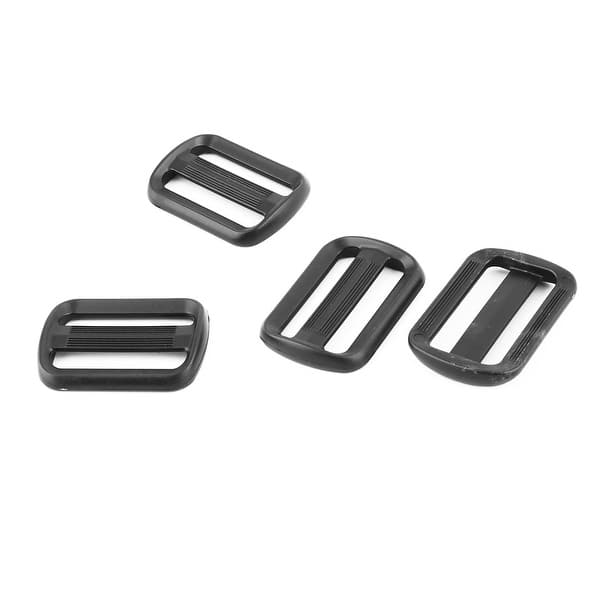 10pcs Plastic Belt Buckles Universal Release Buckles Safety Backpack Buckles  Luggage Accessories (30mm+25mm Black) 