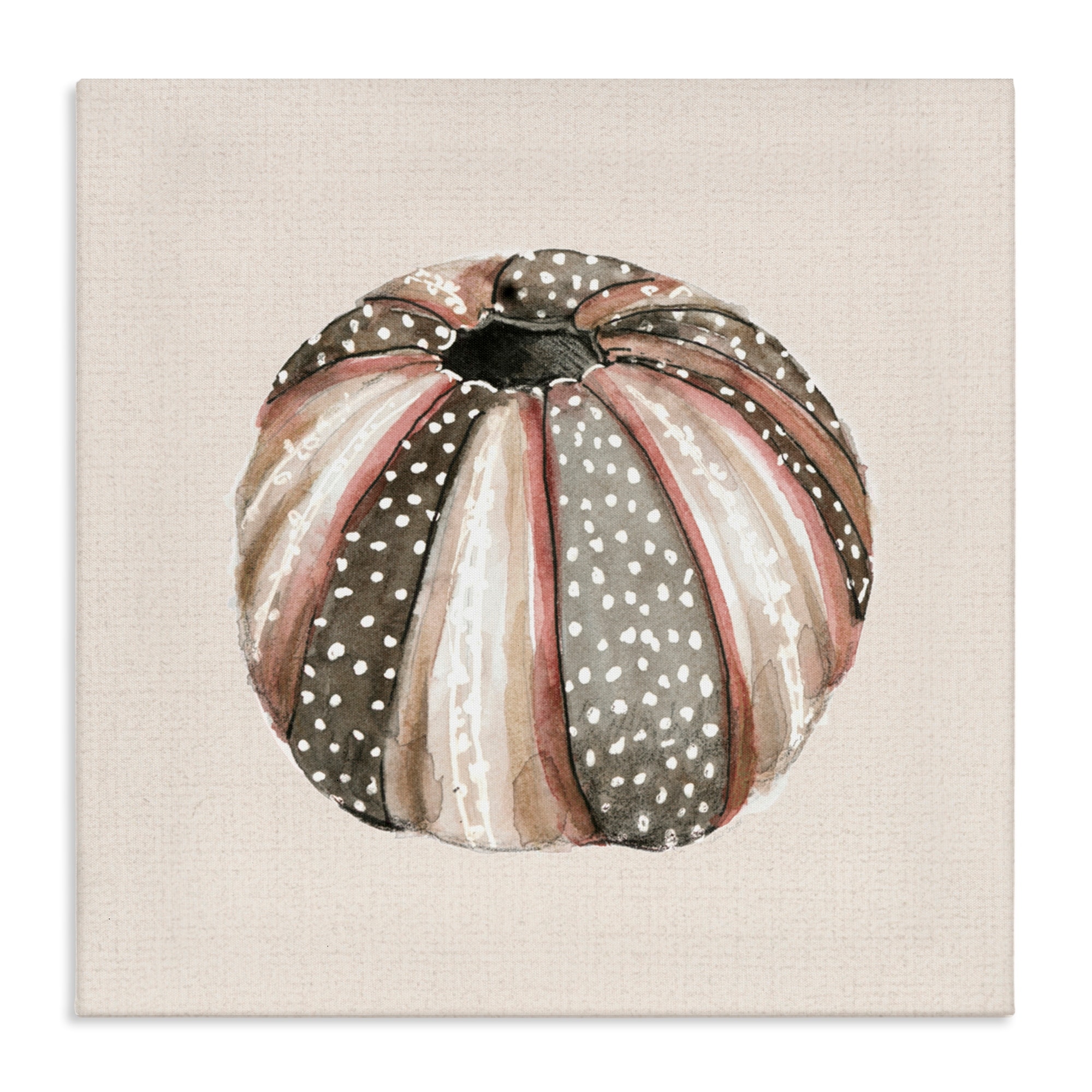 Stupell Dotted Neutral Pumpkin Canvas Wall Art Design by Lanie Loreth