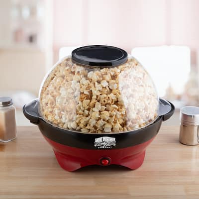 Electric Popcorn Machine 800W with Auto Stirrer