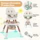 preview thumbnail 7 of 8, Gymax 16-in-1 Baby High Chair w/ Activity Center Booster Seat Building