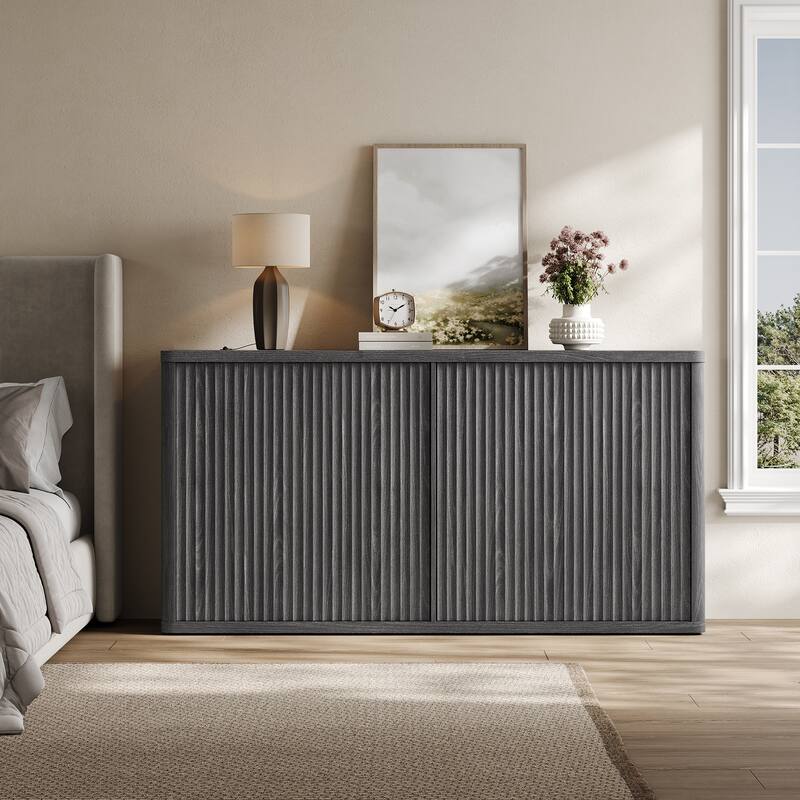 66.3W"Storage Cabinet with Adjustable Shelves