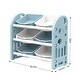 preview thumbnail 3 of 17, Kids Toy Storage Organizer with 6 Bins for Playroom, Bedroom