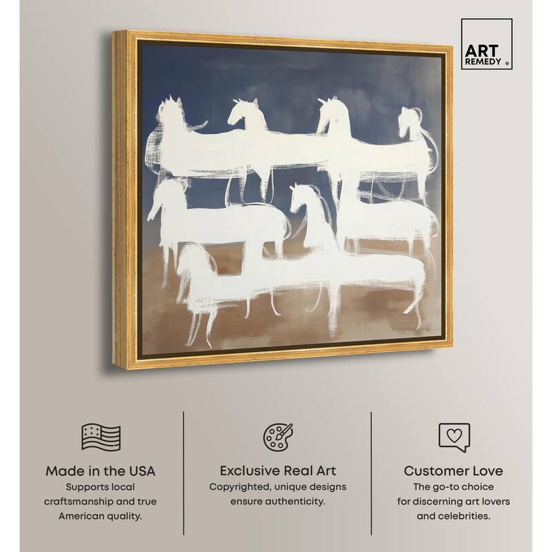 Phantom Herd Canvas by Art Remedy