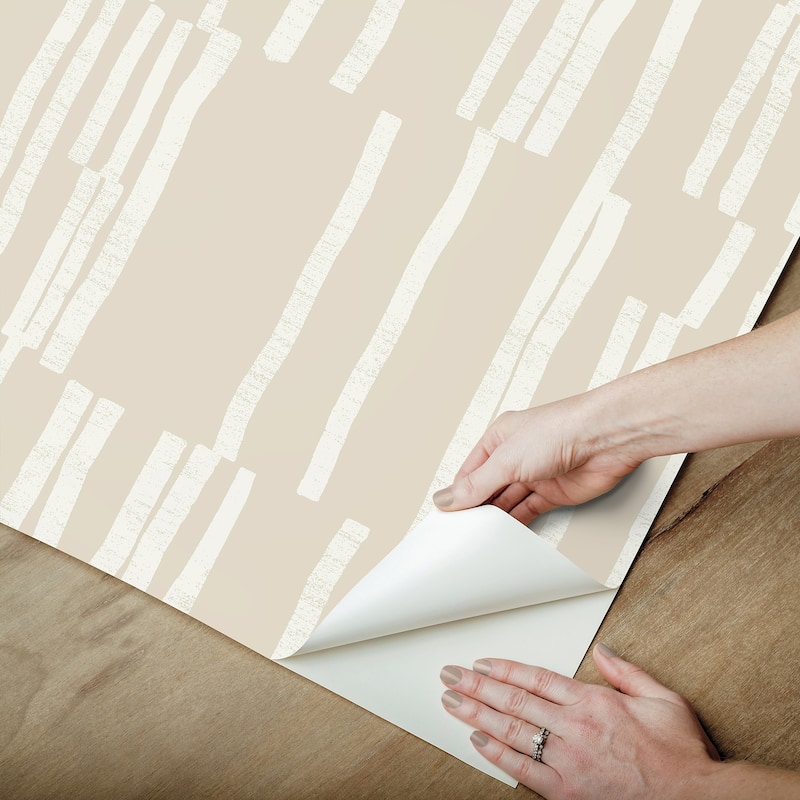 Koso Linen Premium Peel and Stick Wallpaper