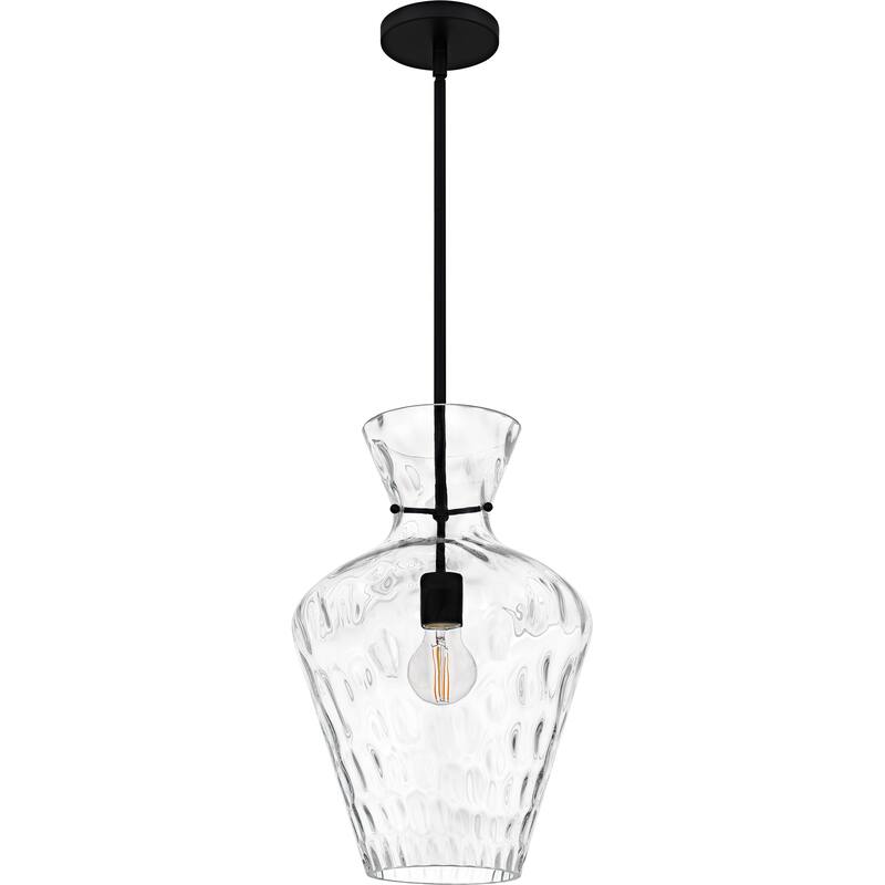 Hollis 1-Light Matte Black Pendant