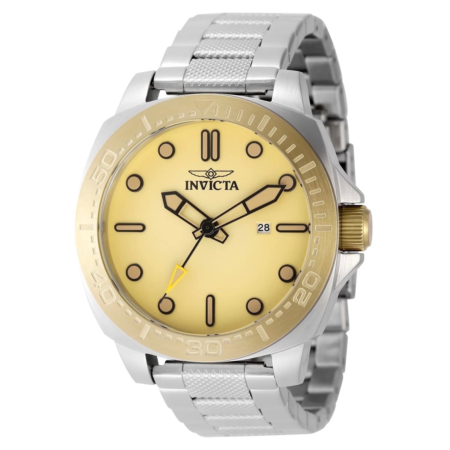 Invicta Men's 49102 Speedway Quartz PC32 Yellow Dial Watch