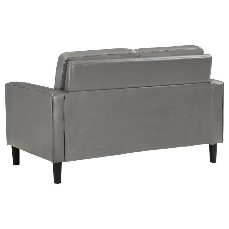Ruth Transitional Upholstered Track Arm Sofa Set