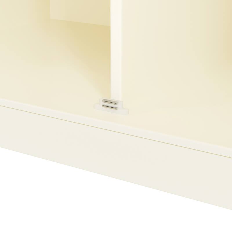 Freestanding Pantry with 2 Drawers, 8 Shelves & Adjustable Spaces for Dining Room Organization