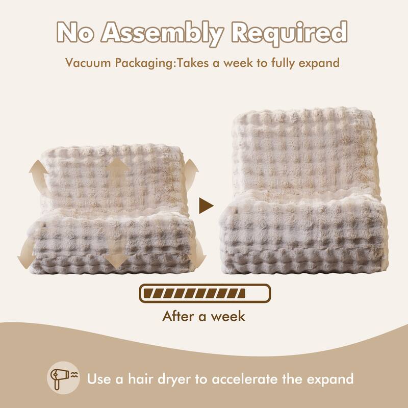 XIZZI Bean Bag Chair for Living Room Soft Plush Lounge Seating