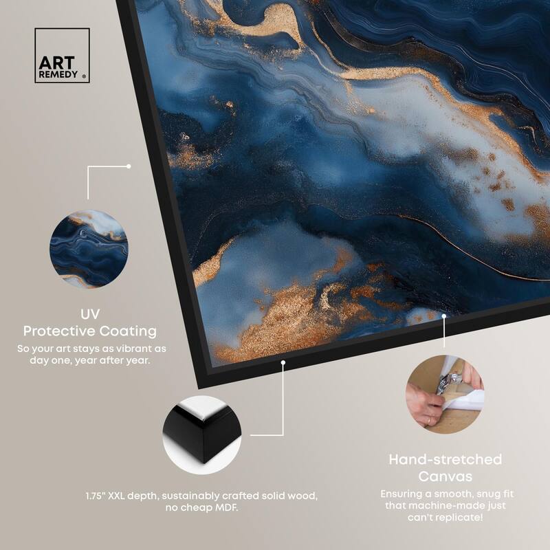 Deep Sea Geode IV Canvas by Art Remedy