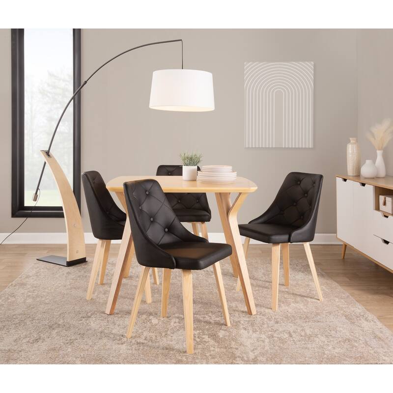 Carson Carrington Ockelbo Dining Chair with Bent Wood Legs (Set of 2)