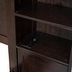 preview thumbnail 13 of 13, Queen Wooden Storage Platform Bed w/All-in-One Cabinet & Sockets-Espresso