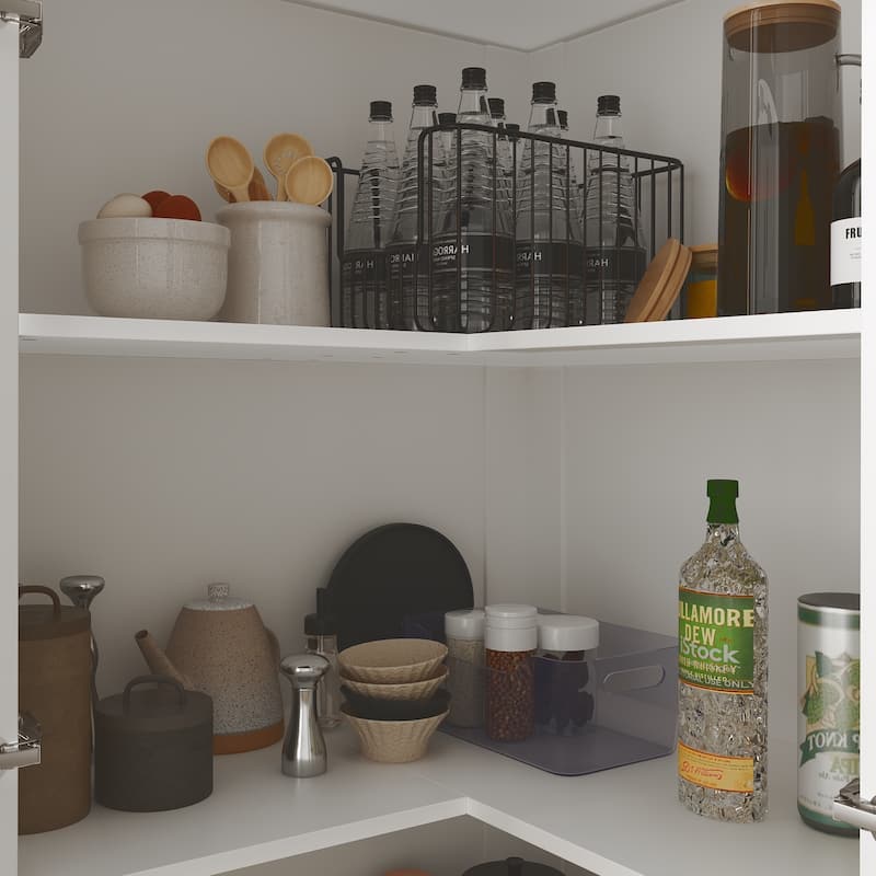 78.7"H White Corner Bathroom Cabinet - Stylish Storage for Any Room