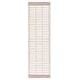 preview thumbnail 10 of 8, SAFAVIEH Handmade Metro Pille Modern Stripe Wool Rug 2'3" x 8' Runner - Ivory/Brown - Runner