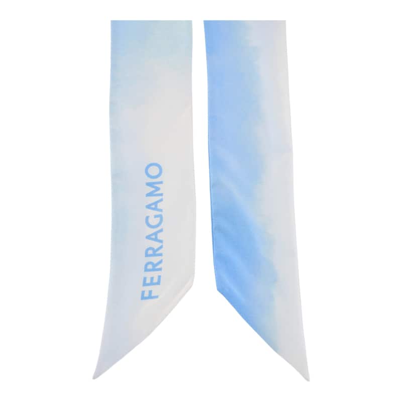 Ferragamo Tie-Dye Silk Bandeau