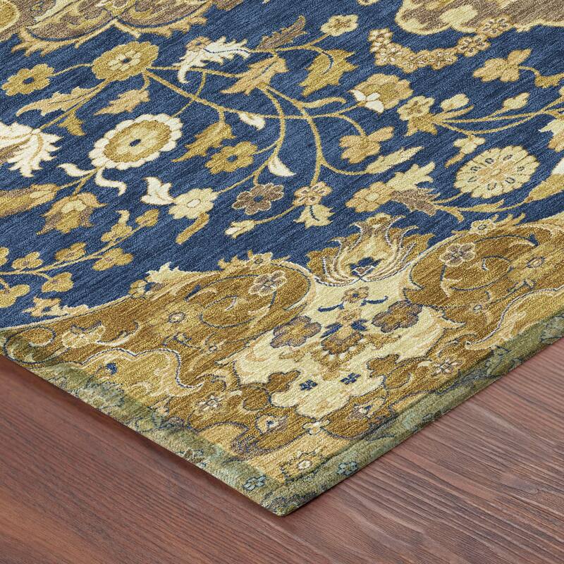 Machine Washable Indoor/ Outdoor Global Eckley Chantille Rug