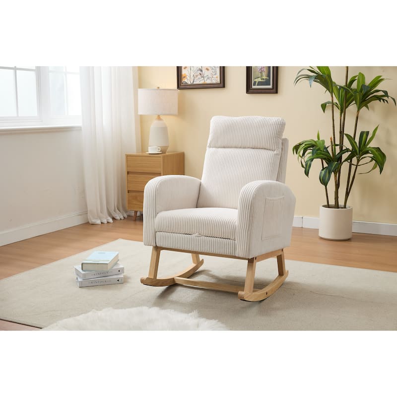 Rocking Chair with Side Pocket