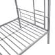 preview thumbnail 35 of 52, Twin over Twin with Trundle Metal Bunk Bed,No Box Spring Needed,Easy Assemble
