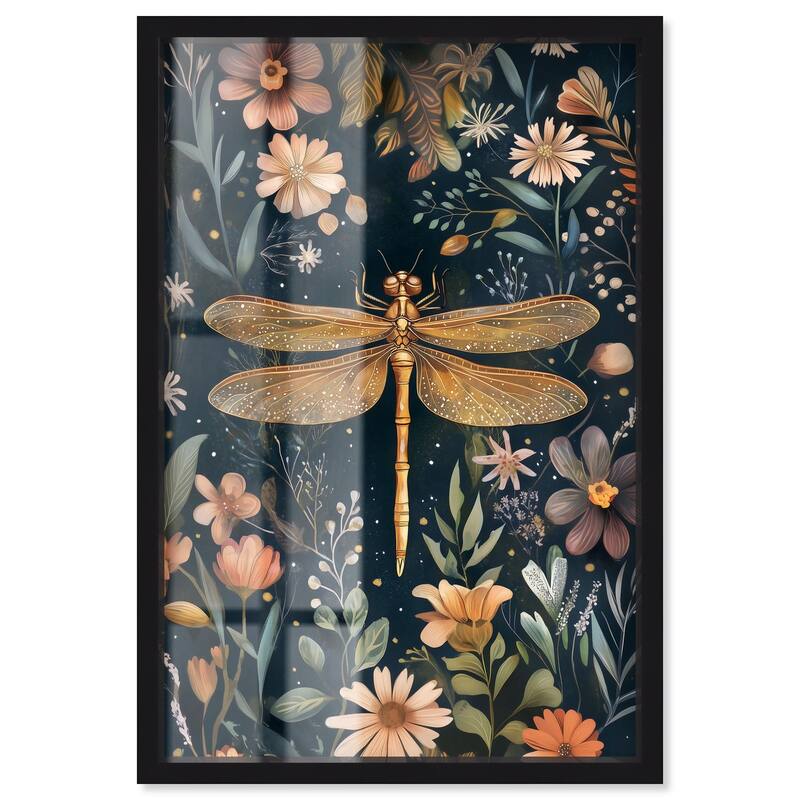 Ruby Reed Rider III Shadowbox by Art Remedy - Black - 20" x 30"