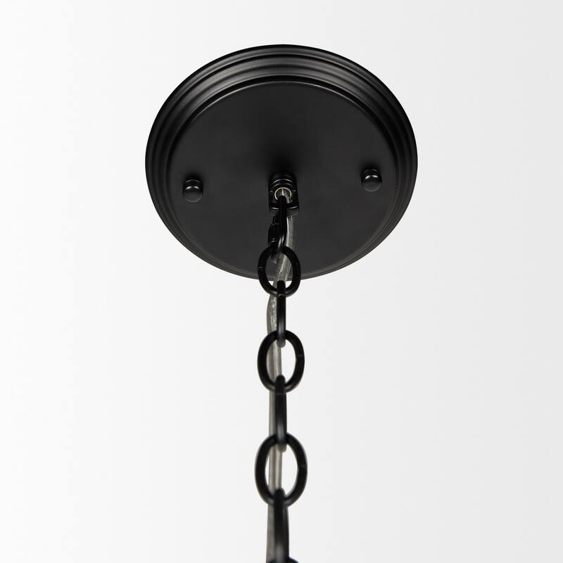 Gabriel Large Matte Black Chandelier - 47.3L x 47.3W x 59.1H