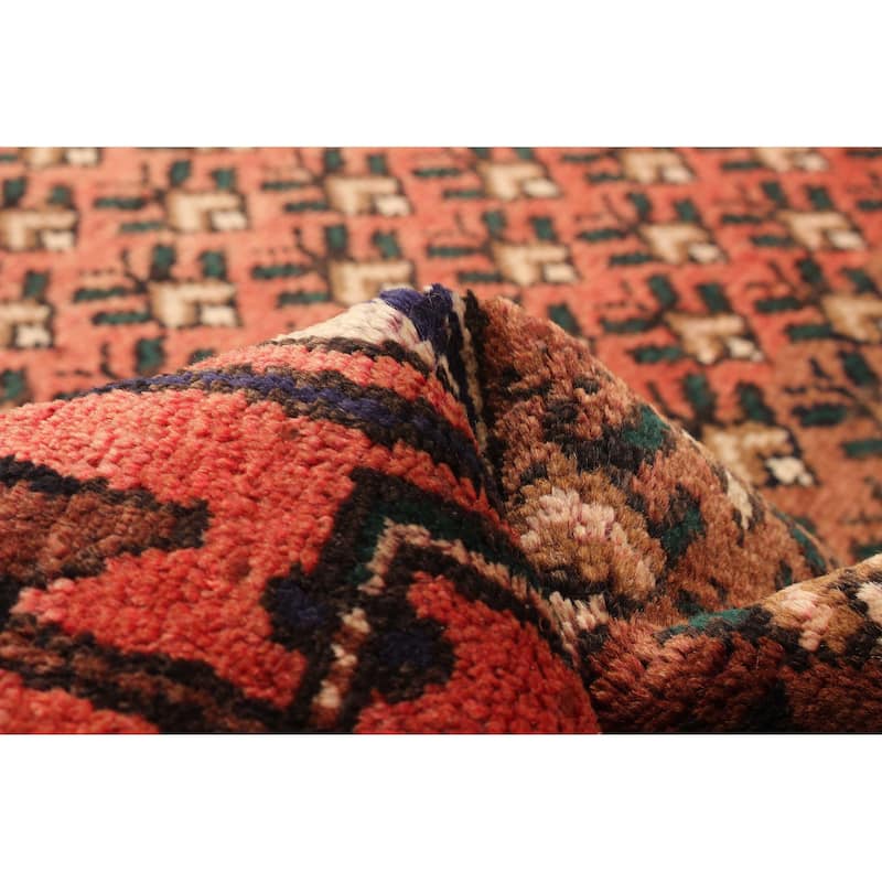 ECARPETGALLERY Hand-knotted Andelz Dark Red Wool Rug - 3' 10" x 11'