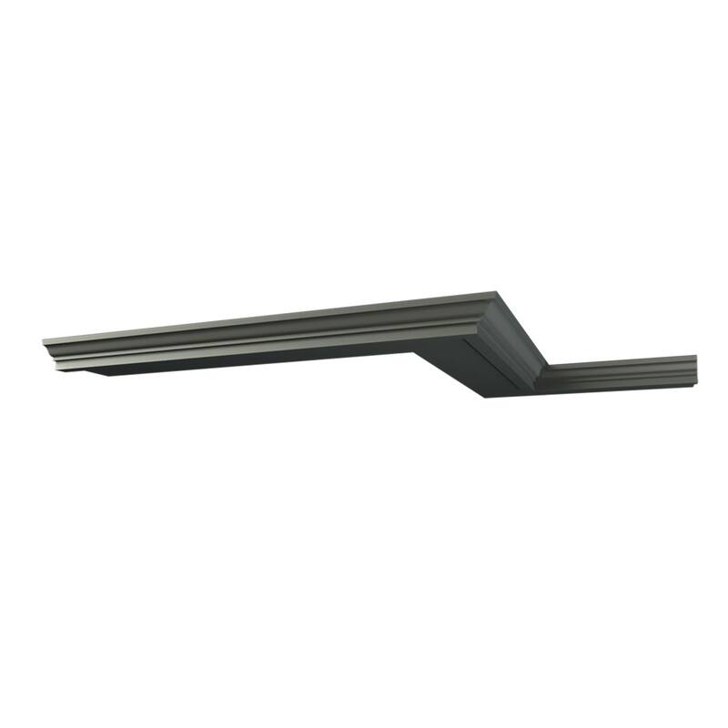 1 3/4"H x 6 1/8"P x 96"L Alora Crown Moulding - 1-Pack
