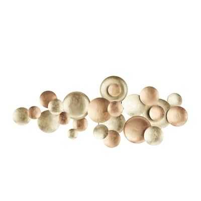 Metal Plate Home Wall Decor - Bronze - CosmoLiving by Cosmopolitan