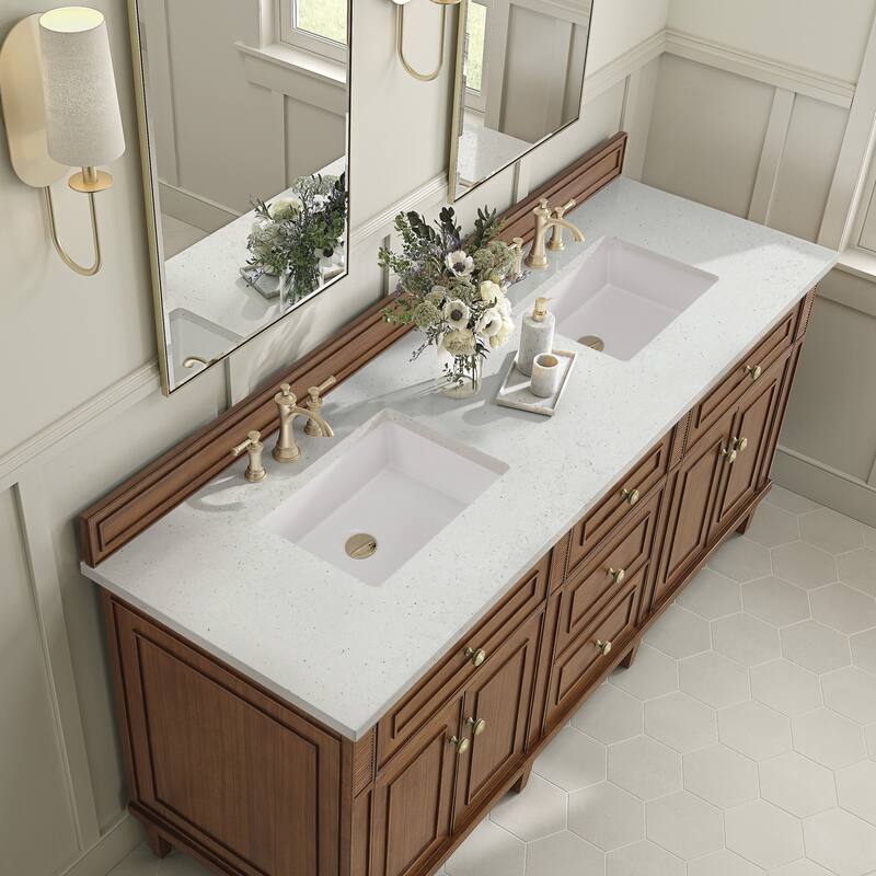 James Martin Vanities 424-V72-3LDL Lorelai 72" Double Basin Wood