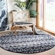 preview thumbnail 70 of 76, SAFAVIEH Adirondack Mina Moroccan Boho Rug 6' Round - Ivory/Navy - Round