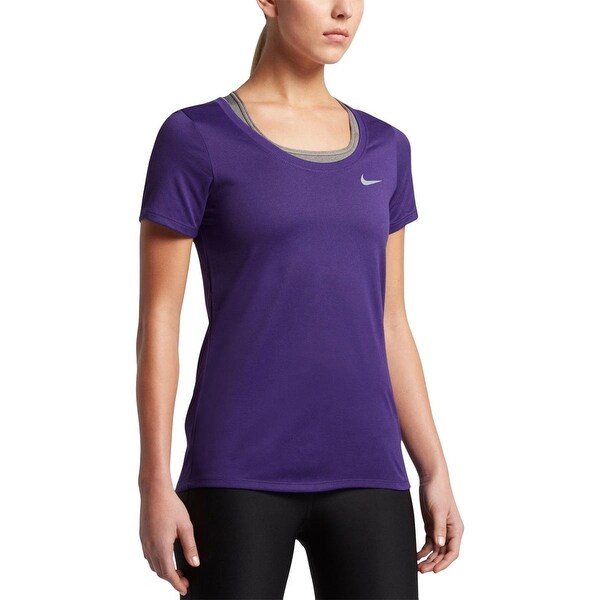 purple nike women's t shirt