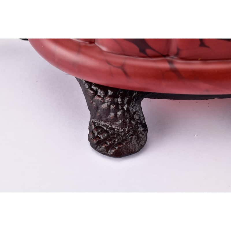 Red Turtle Tiffany Desk Lamp