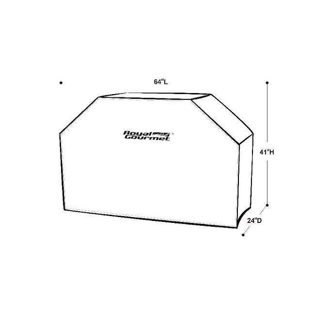 64" Grill Cover Oxford Waterproof Heavy-Duty