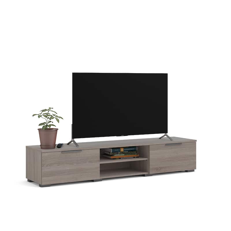 Porch & Den Match 2-Drawer and 2-Shelf TV Stand