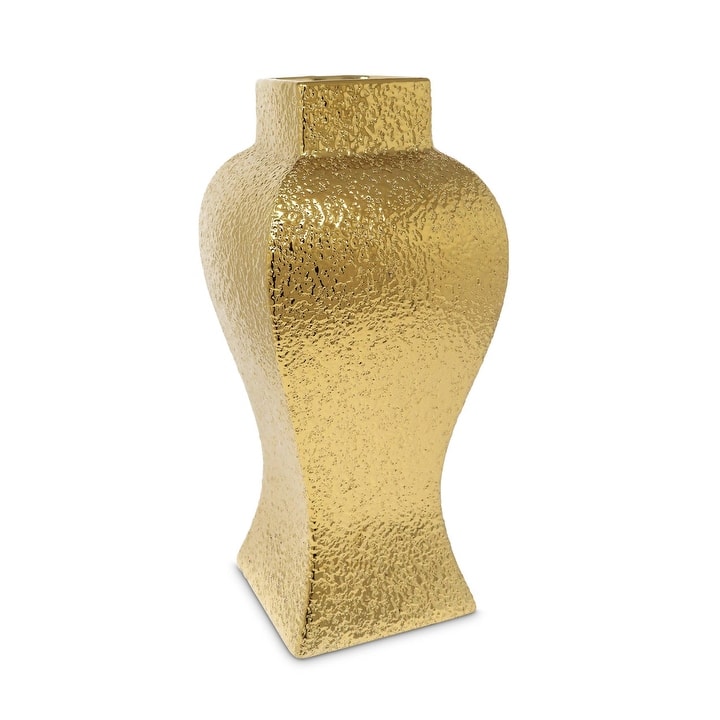 Hammered Gold Ginger Jar