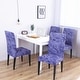 preview thumbnail 2 of 3, Enova Home Elegant Polyester and Spandex Stretch Washable Dining Chair Slipcover set of 4