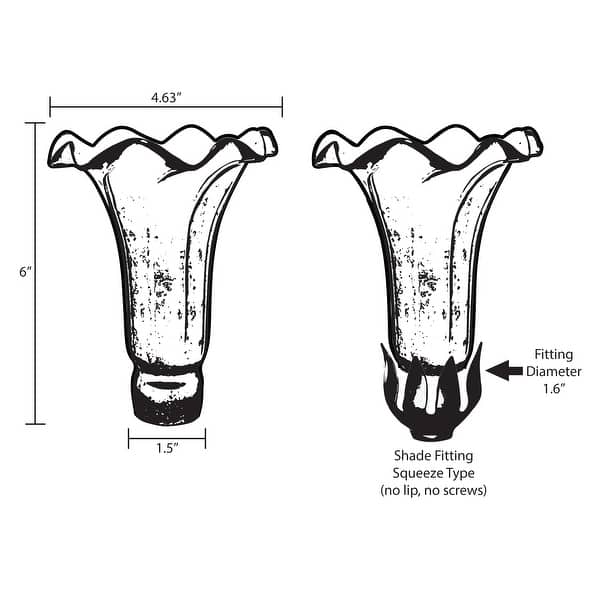 Laura River of Goods Brushed Bronze Metal and Glass Novelty Bell Shades