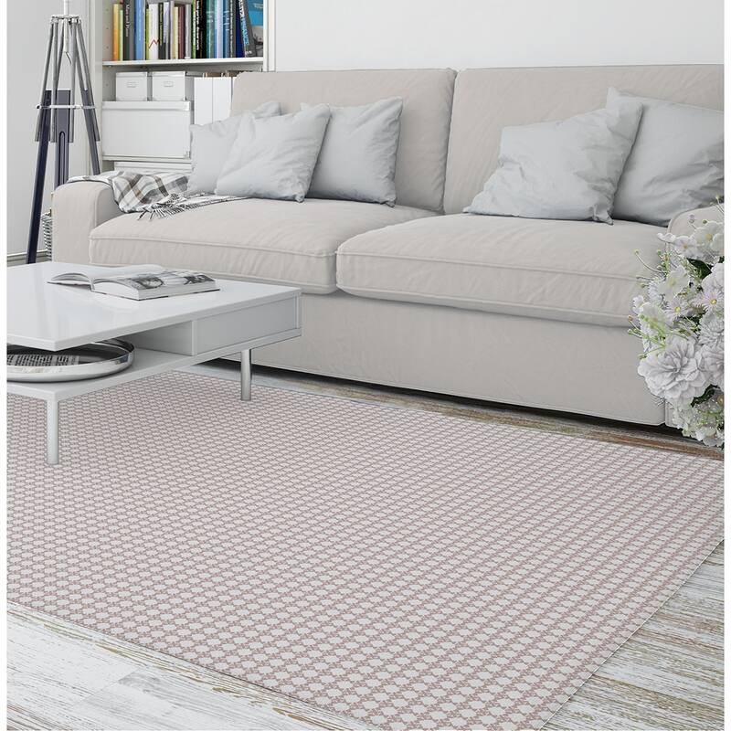 BLIMP PINK and WHITE Area Rug by Kavka Designs Bed Bath & Beyond