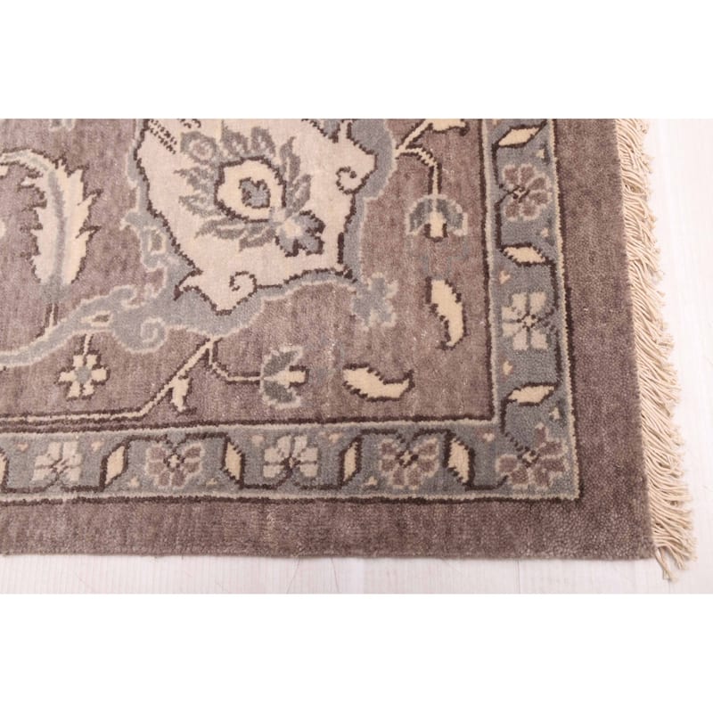 ECARPETGALLERY Hand-knotted Jules Sultane Grey, Taupe Wool Rug - 9'0 x 11'11