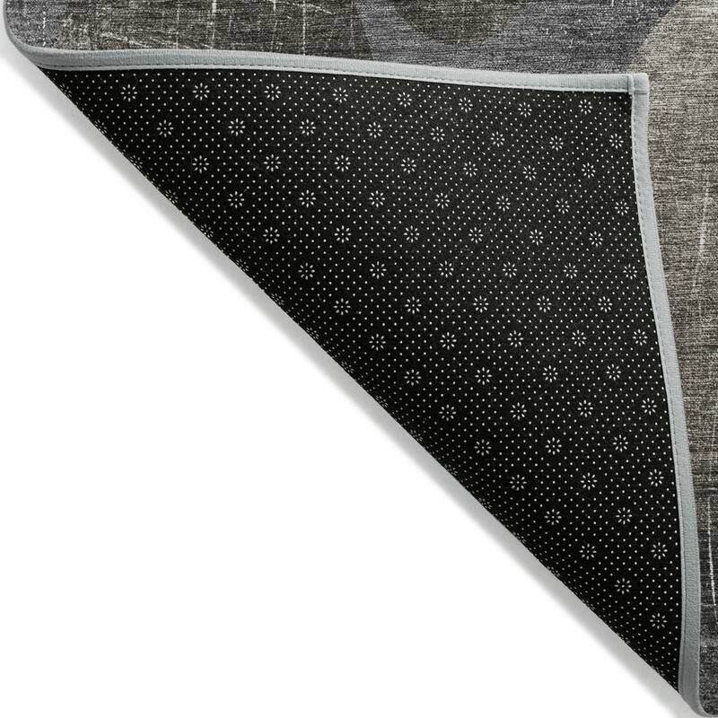 Vana Modern Art-Inspired Weather Resistant Blended Style Runner Outdoor Rug