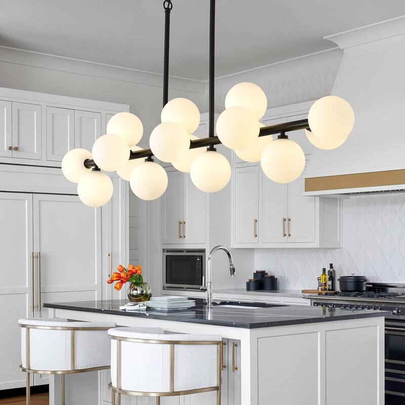 Mid Century Sputnik Chandelier Modern Pendant Light for Dining Room