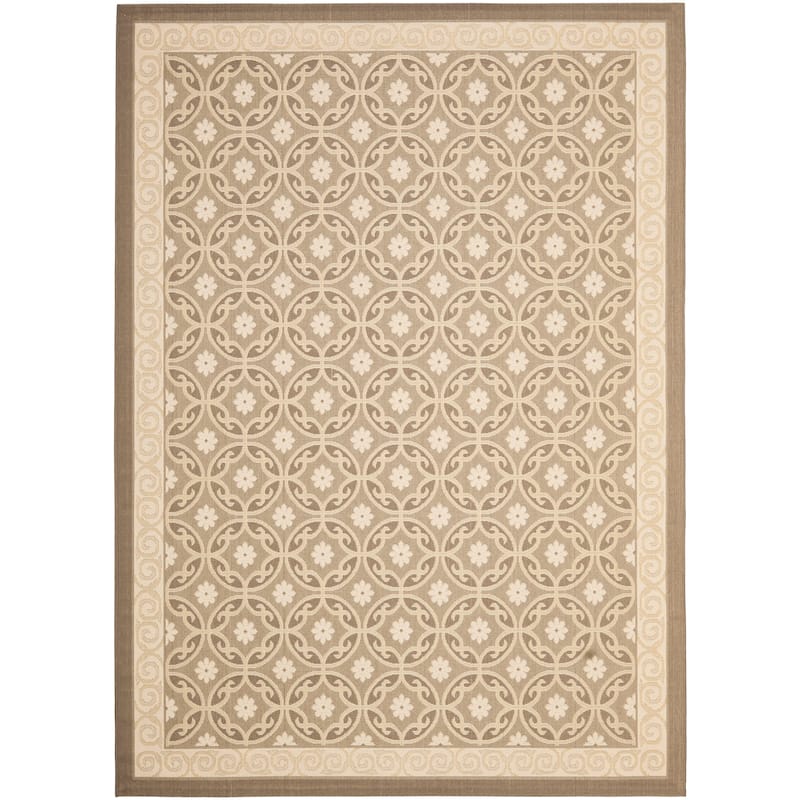 SAFAVIEH Courtyard Vernetta Indoor/ Outdoor Waterproof Patio Backyard Rug
