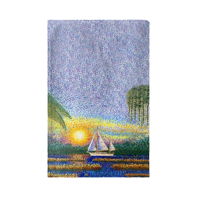 Marsh Sailing II Kitchen Towel - 16x25