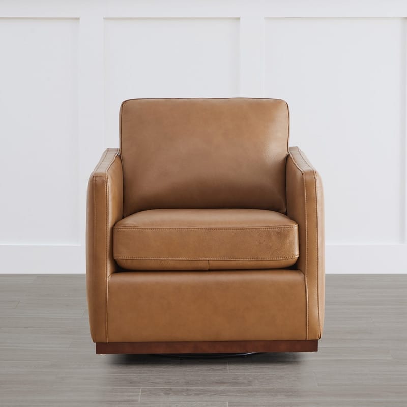 Spruce & Spring Shane Modern Swivel Accent Arm Chair