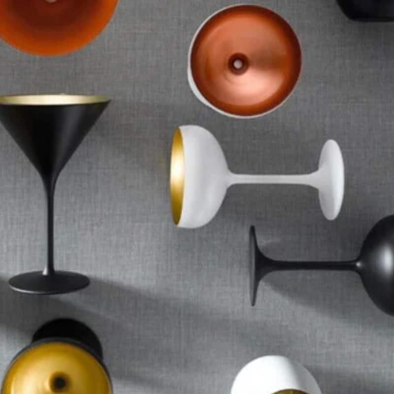 Stolzle Lausitz Set of 6 Olympia Champagne Coupe Glasses